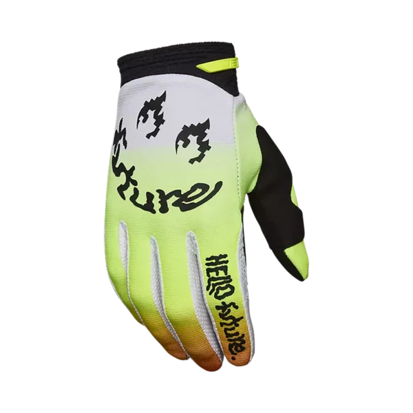 FOX RACING 180 HELLO FUTURE GLOVE מבט קידמי על עיצוב