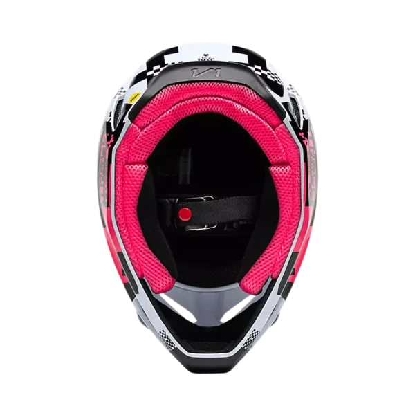 קסדת FOX V1 DIGI IMAGE שחור/ורוד – ריפודים ופנים הקסדה