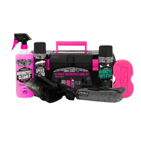 ערכת ניקוי אולטימטיבית MUC-OFF – תרסיסים, מברשות ומזוודת אחסון מקצועית