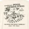 חולצת טי פסטהאוס נטורל - Fasthouse Demolition SS Tee Natural מאחורה לוגו מקרוב
