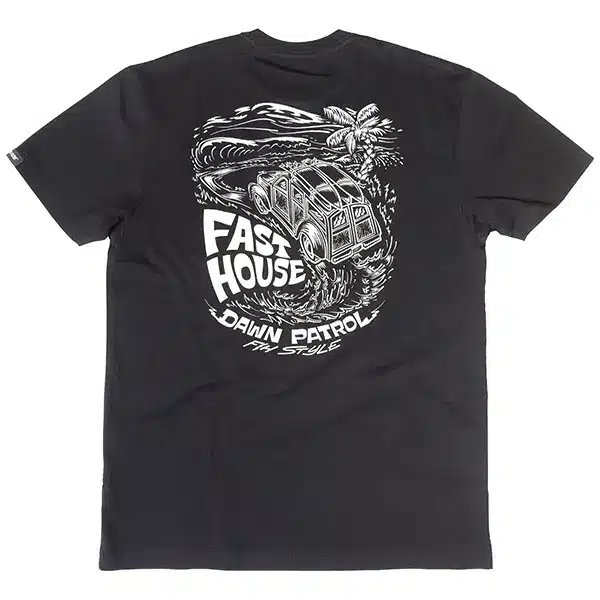 חולצת טי קצרה פסטהאוס שחור – Fasthouse Explorer SS Tee Black מאחורה