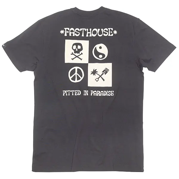חולצת טי פסטהאוס שחורה – Fasthouse Gold Mine SS Tee Black מאחורה