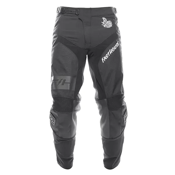 מכנס רכיבה פסטהאוס שחור/אפור – Fasthouse Grindhouse Club Pant Black/Gray מקדימה