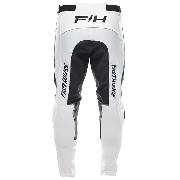 מכנס רכיבה פסטהאוס לבן/אפור – Fasthouse Grindhouse Club Pant White/Cloud מאחורה