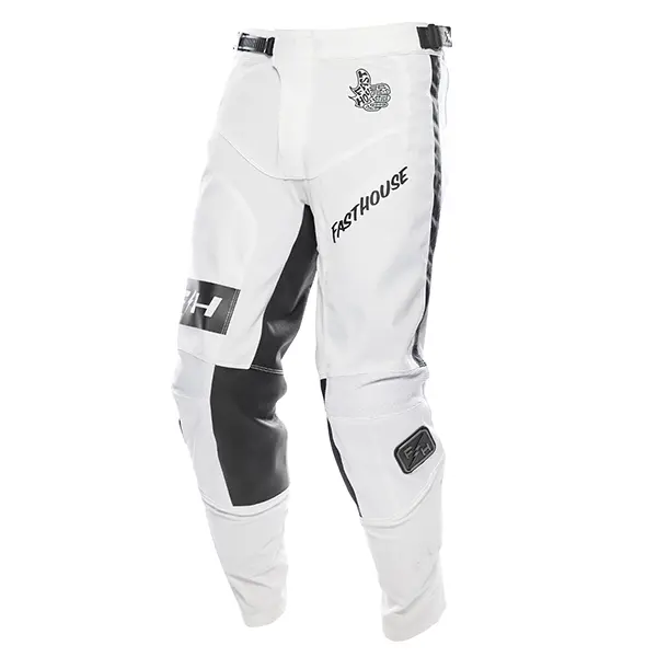 מכנס רכיבה פסטהאוס לבן/אפור – Fasthouse Grindhouse Club Pant White/Cloud פונה שמאלה