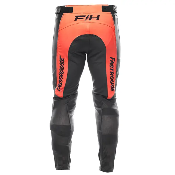 מכנס רכיבה פסטהאוס שחור/קורל – Fasthouse Helix Circuit Pant Black/Hyper Coral מאחורה