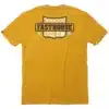 חולצת טי פסטהאוס צהוב - Fasthouse Krest SS Tee Vintage Gold מאחורה