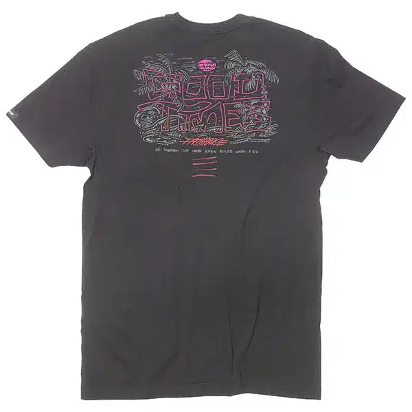 חולצת טי פסטהאוס שחור - Fasthouse Lagoon SS Tee Black מאחורה