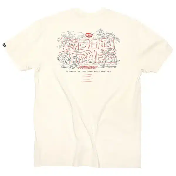 חולצת טי פסטהאוס נטורל – Fasthouse Lagoon SS Tee Natural מאחורה