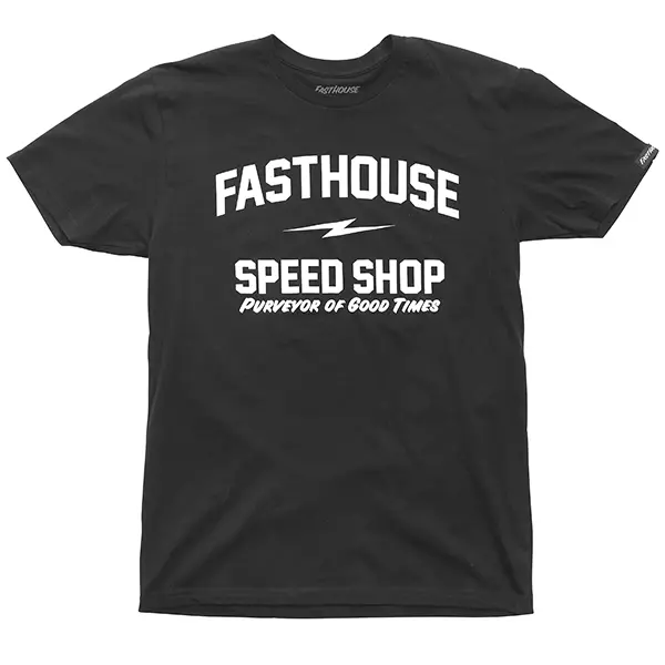 חולצת טי פסטהאוס שחורה – Fasthouse Purveyor SS Tee Black מקדימה