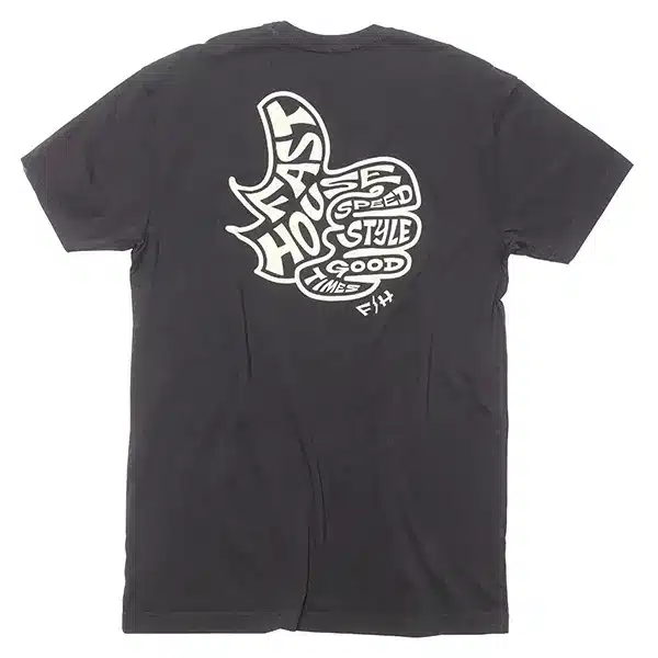 חולצת טי פסטהאוס שחור – Fasthouse Satisfaction SS Tee Black מאחורה