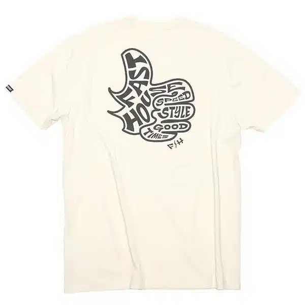 חולצת טי פסטהאוס נטורל – Fasthouse Satisfaction SS Tee Natural מאחורה