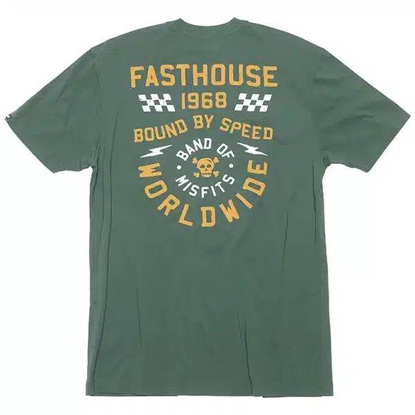 חולצת טי פסטהאוס ירוק – Fasthouse Seaver SS Tee Forest Green מאחורה