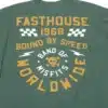 חולצת טי פסטהאוס ירוק – Fasthouse Seaver SS Tee Forest Green מאחורה לוגו מקרוב