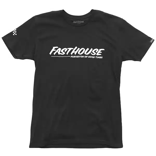 חולצת טי קצרה פסטהאוס שחור – Fasthouse The Motto SS Tee Black מקדימה