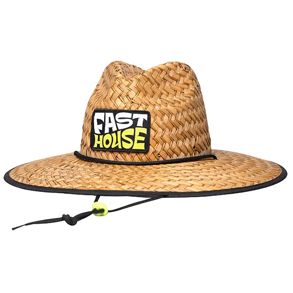 כובע קש פסטהאוס חום - Fasthouse Utopia Straw Hat Dark Brown מקדימה