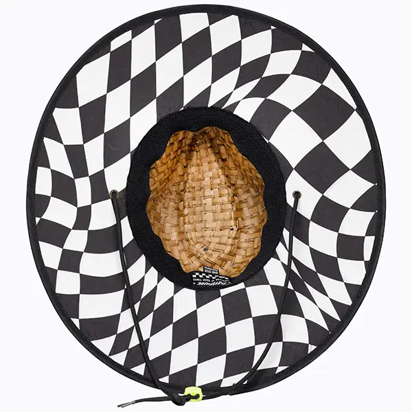 כובע קש פסטהאוס חום - Fasthouse Utopia Straw Hat Dark Brown מלמטה