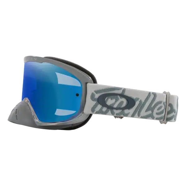 משקף אבק אוקלי אפור Oakley O-Frame 2.0 Pro TLD Tactical Grey Ice Iridium מבט צד קדמי שמאל