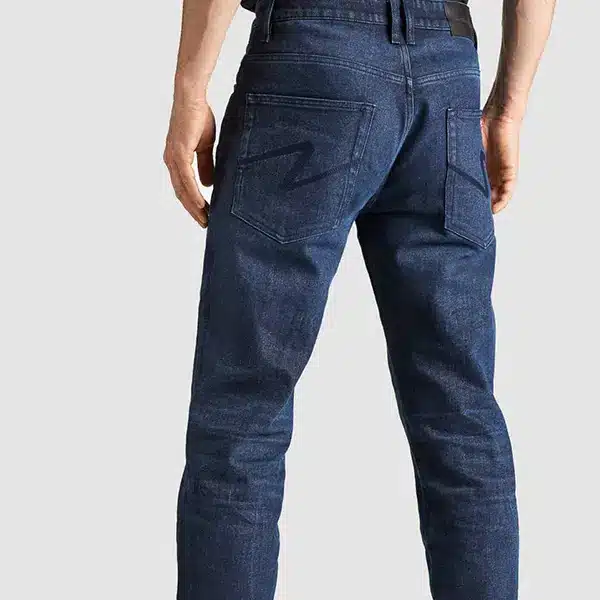 ARNIE SLIM BLUE – Men’s Slim-fit Motorcycle Jeans Armalith מכנס מאחורה צד שמואל