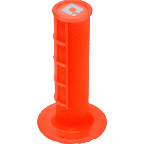 Fluorescent Orange 1/2 Waffle V2 Lock-On Grips ידית לאופנוע