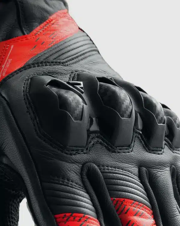 Viper Motorcycle Gloves Red כפפה מקרוב