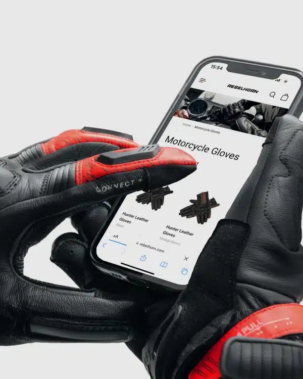 Viper Motorcycle Gloves Red כפפות רכיבה טאץ
