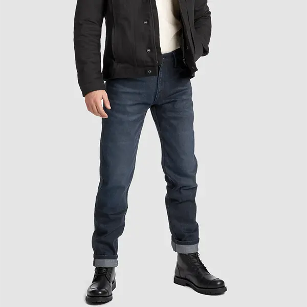 ARNIE SLIM BLUE – Men’s Slim-fit Motorcycle Jeans Armalith מכנס מקדימה אל הגוף