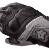 כפפות רכיבה פוקס שחור אפור – FOX BOMBER PRO AIR GLOVE BLK/GRY תקריב סגירת מיגון מפרקים
