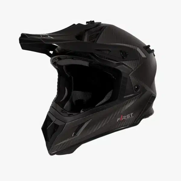 קסדת קרבון פירסט שחור מט - F1RST CARBON STRIKER - M