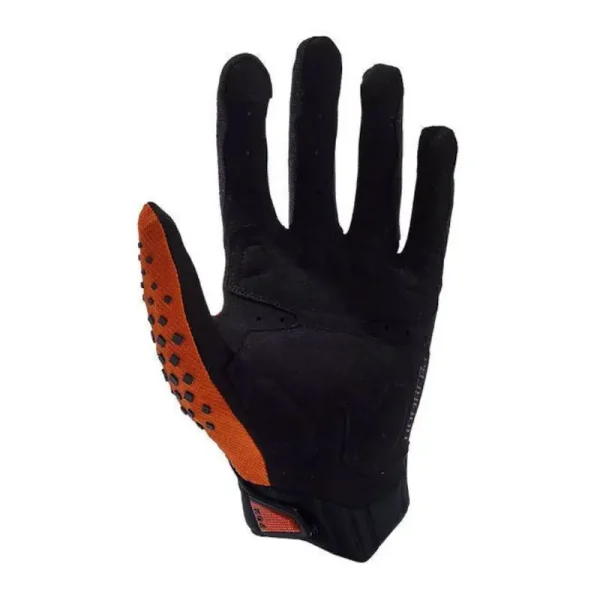 כפפות רכיבה פוקס כתום – FOX BOMBER LT GLOVE CE BRNT ORG פנים הכפפה