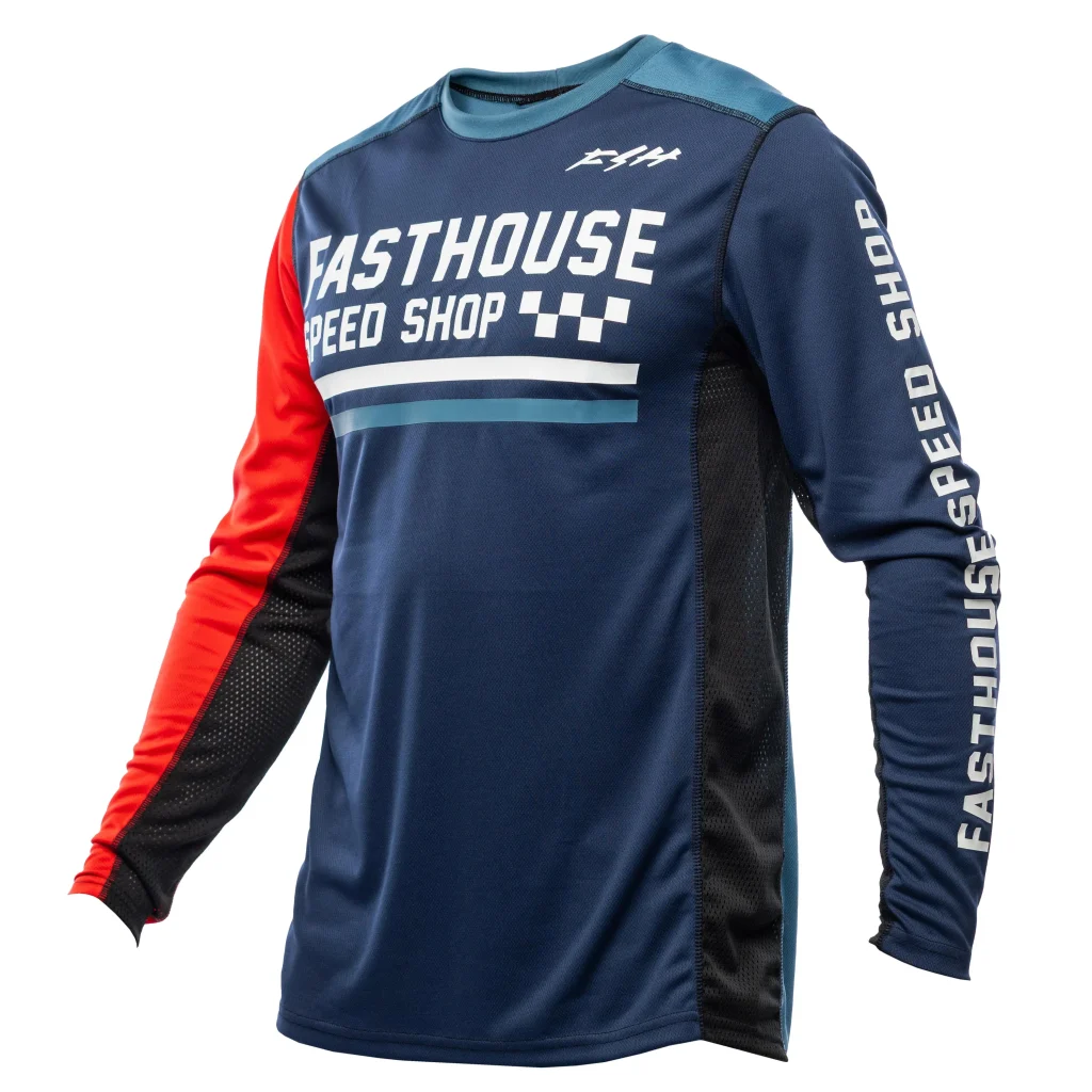 חולצת Fasthouse Grindhouse HUDSON LS Jersey מבט קדמי