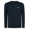 חולצת Oakley Seeker Thermal Grid LS Jersey מבט קדמי תקריב על מבנה הבד Thermal Grid הטכני מבט צד על גזרה צמודה ושרוולים ארוכים מבט אחורי על אזורי רשת ואוורור