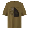 חולצת Oakley Futurescape Scorpio Tee מבט קדמי חולצת Oakley Futurescape Scorpio Tee מבט צד תקריב על לוגו Oakley וסמל עקרב רקום בחזה מבט אחורי על ההדפס הגרפי של Oakley Futurescape Scorpio