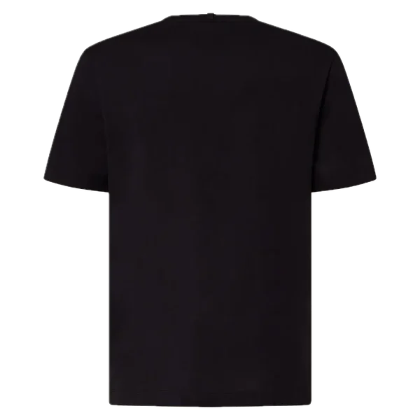 חולצת Oakley Futurescape Jellyfish Tee מבט קדמי תקריב על לוגו Oakley בחזה מבט צד על חולצת Oakley Futurescape Jellyfish מבט אחורי על ההדפס של מדוזת העומק