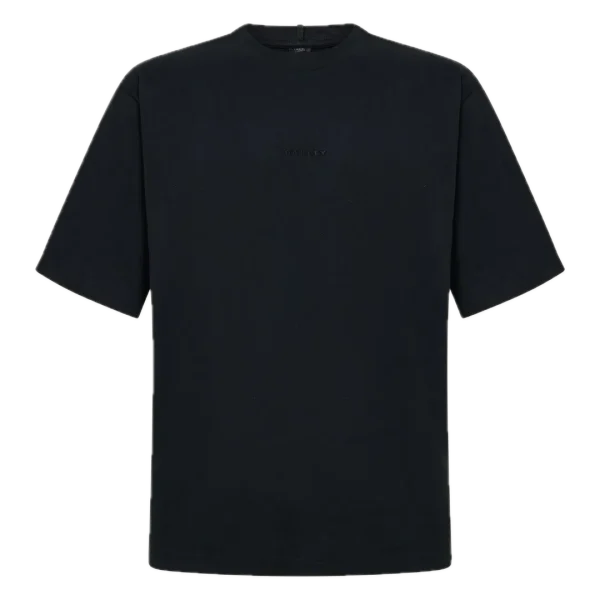 חולצת Oakley Futurescape Iced Jelly Tee מבט קדמי חולצת Oakley Futurescape Iced Jelly Tee מבט צד תקריב על לוגו Oakley Bark בחזה מבט אחורי על ההדפס הגרפי של מדוזת הקרח