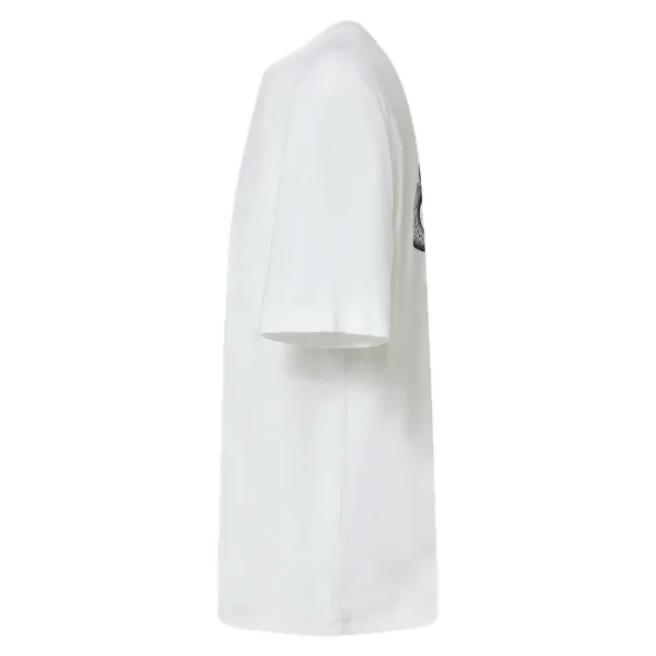 חולצת Oakley Futurescape Iced Jelly Tee מבט קדמי חולצת Oakley Futurescape Iced Jelly Tee מבט צד תקריב על לוגו Oakley Bark בחזה מבט אחורי על ההדפס הגרפי של מדוזת הקרח