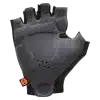 כפפות Oakley Endurance Lite Road Short Glove מבט קדמי תקריב על כף היד מחומר Clarino® מבט צד על כפפות Oakley עם רשת אוורור בגב כפפות Oakley Endurance Lite בשימוש על כידון אופניים
