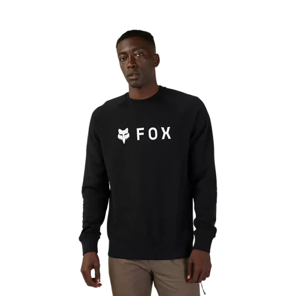 פוטר פליז פוקס שחור - FOX RACING ABSOLUTE CREW FLEECE דוגמן