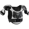 מגן חזה ילדים FOX PeeWee Titan שחור אפור – מבט קדמי
