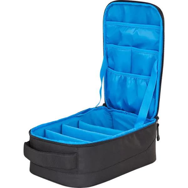 תיק למשקפי אבק פוקס שחור – FOX MX Goggle Case פתוח