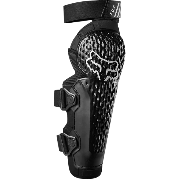 מגן ברך ושוק FOX Titan Race שחור – מבט קדמי