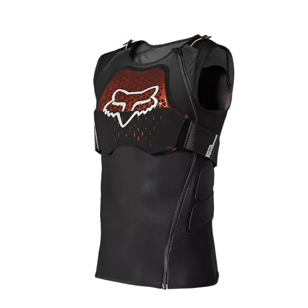 וסט מיגון פוקס שחור – FOX Baseframe Pro D3O Vest קדימה שמאל