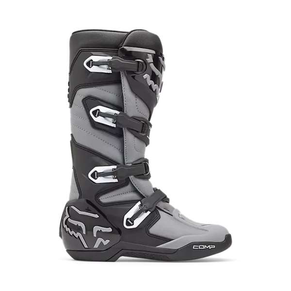 מגפי רכיבה FOX Comp Core שחור אפור – מבט צד