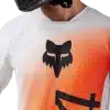 חולצת רכיבה פוקס לבן/כתום – FOX 180 Air Haze Jersey תקריב לגוו