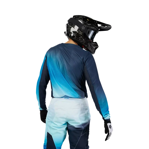 חולצת רכיבה פוקס כחול כהה – FOX 180 Air Haze Jersey דוגמן גב