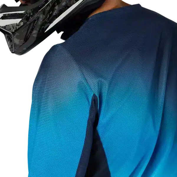 חולצת רכיבה פוקס כחול כהה – FOX 180 Air Haze Jersey תקריב גב
