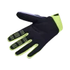 כפפות רכיבה נוער פוקס אפור צהוב – FOX YOUTH 180 Collect Glove פנים היד