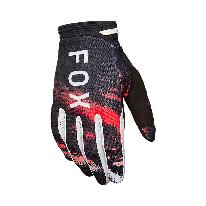 כפפות רכיבה פוקס לבן אדום – FOX 180 Kairos Glove