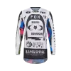 חולצת רכיבה פוקס לבן שחור – FOX 180 Image Cosmo Jersey