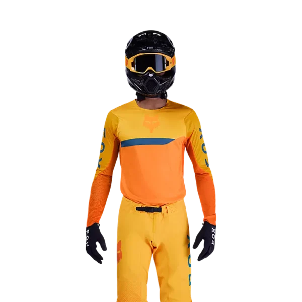 חולצת רכיבה פוקס טורקיז – FOX Flexair Fracture Jersey דוגמן